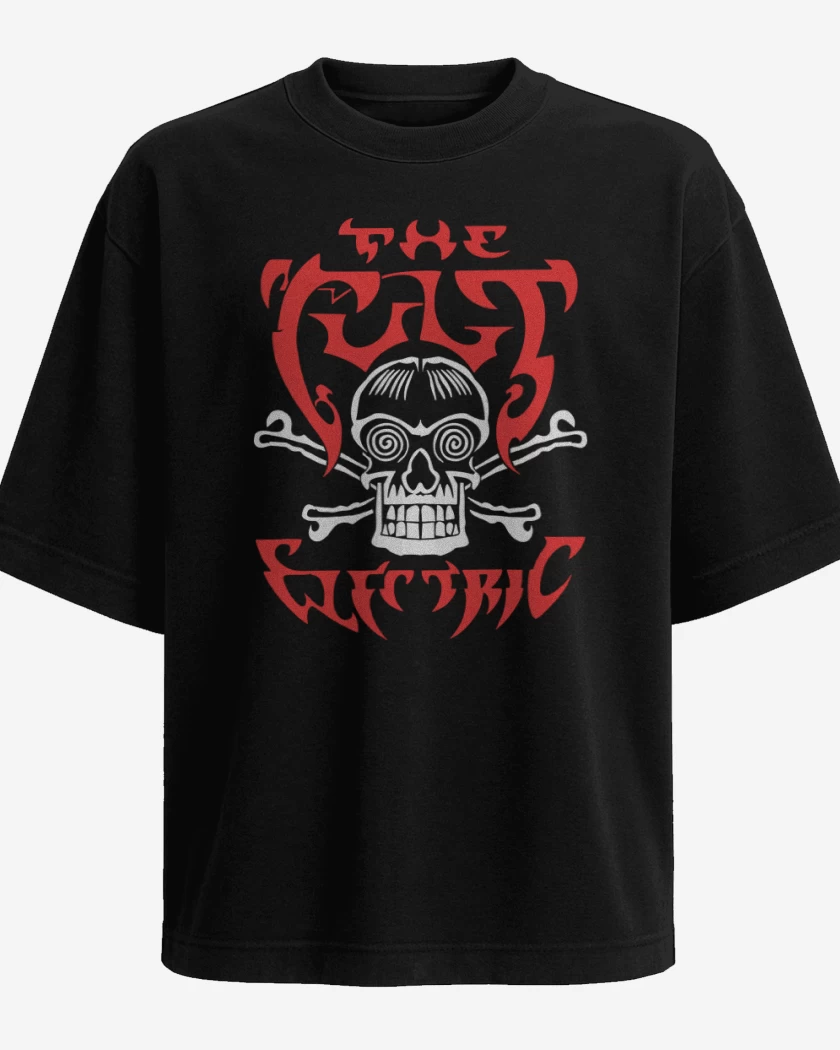 Polera Oversize Negro de The Cult Elec tric