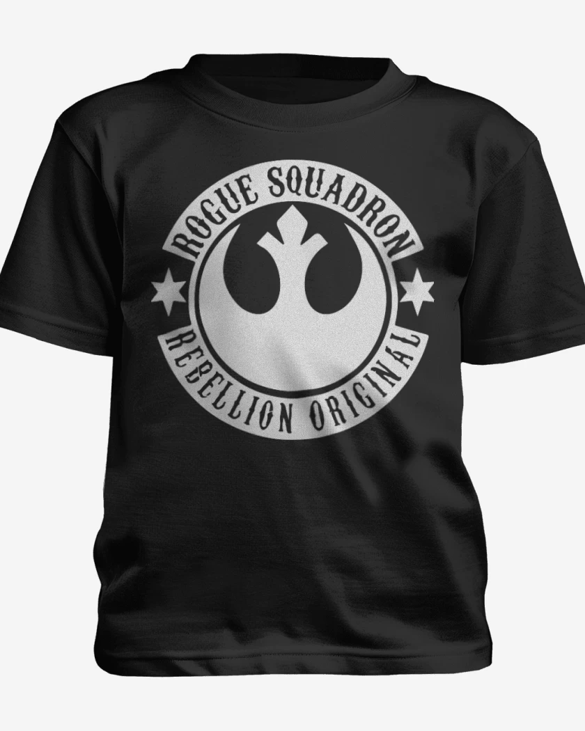 Polera de niño Negro de Rogue squeadron