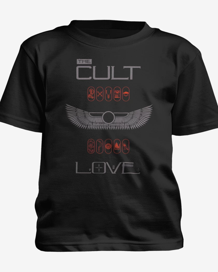 Polera de niño Negro de The Cult Love