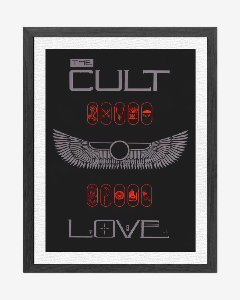 Cuadro decorativo Negro de The Cult Love