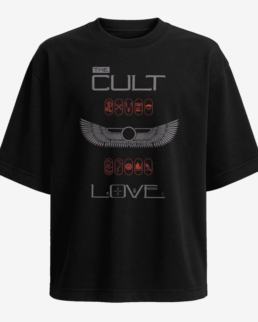 Polera Oversize Negro de The Cult Love