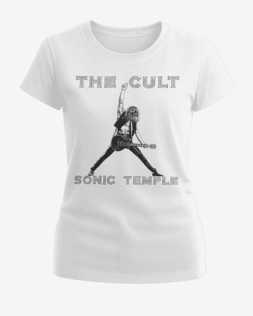 Polera de Mujer Blanco de The Cult Templo Sonico