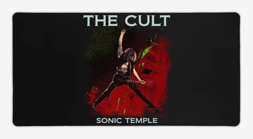 Mouse pad Gamer Negro de The Cult Sonic Temple
