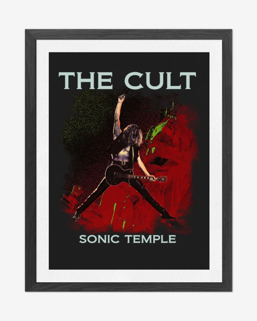 Cuadro decorativo Negro de The Cult Sonic Temple