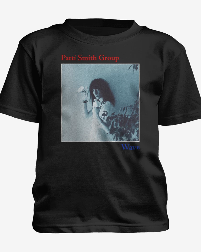 Polera de niño Negro de Patti Smith Group Wave