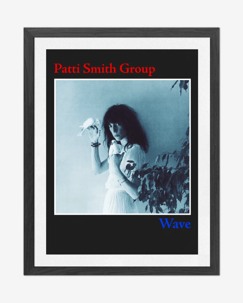 Cuadro decorativo Negro de Patti Smith Group Wave