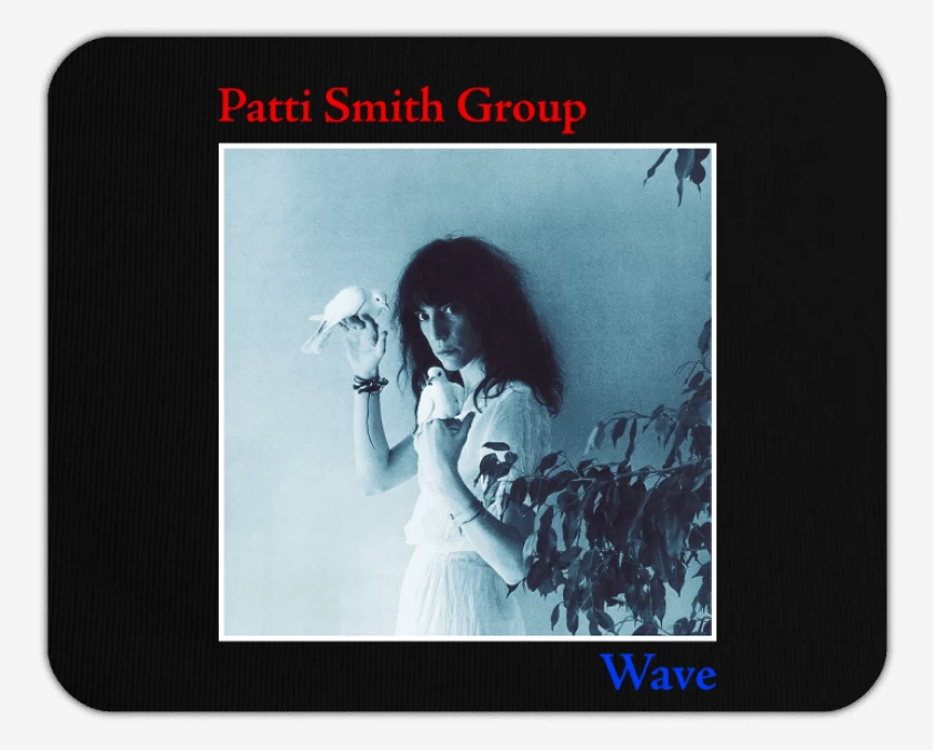 Mousepad Negro de Patti Smith Group Wave