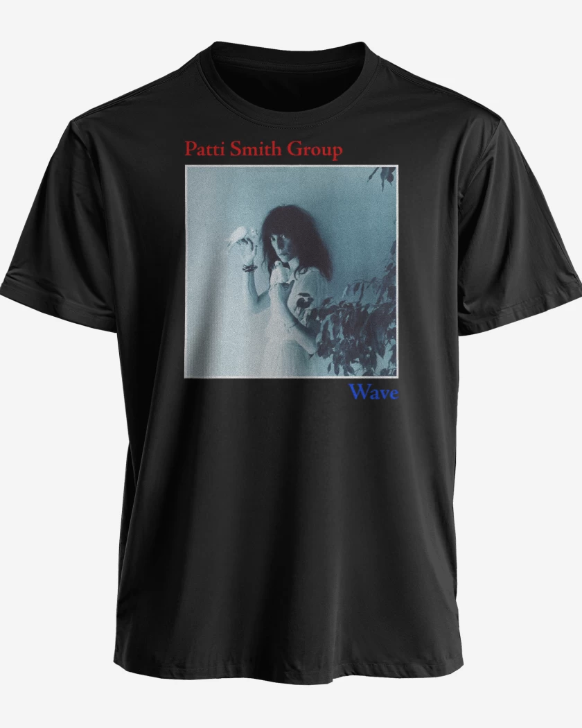 Polera premium Negro de Patti Smith Group Wave