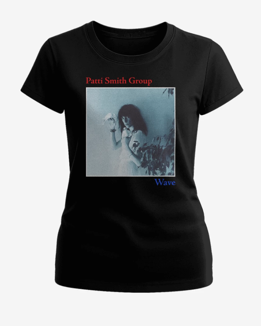 Polera de Mujer Negro de Patti Smith Group Wave