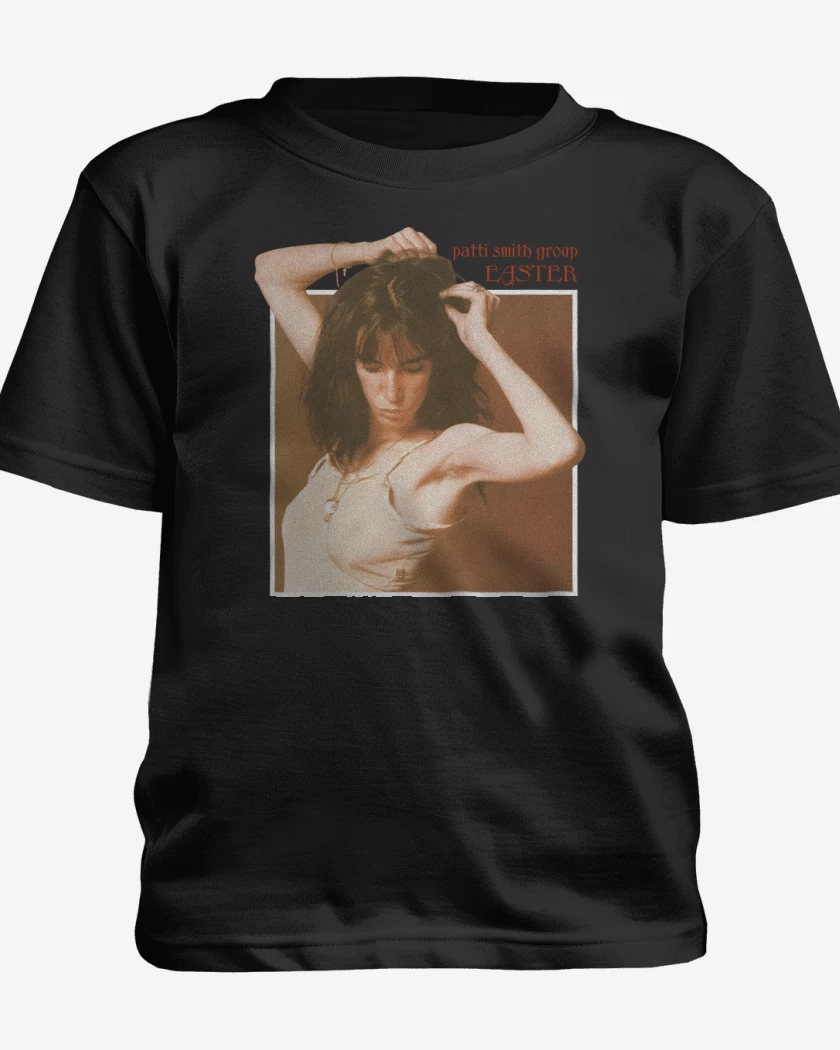 Polera de niño Negro de Patti Smith Group Easter