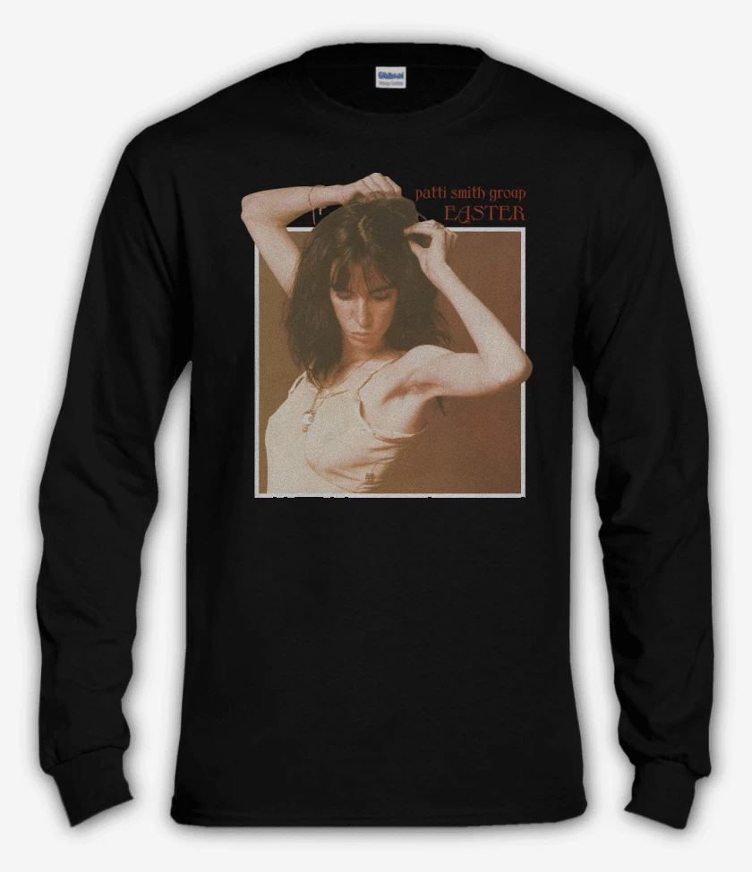Polera manga larga Negro de Patti Smith Group Easter