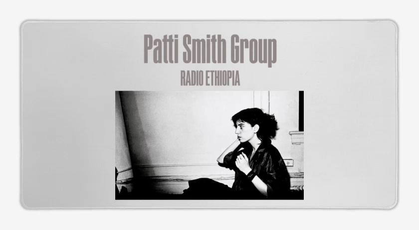 Mouse pad Gamer Patti Smith Radio Ethiopia