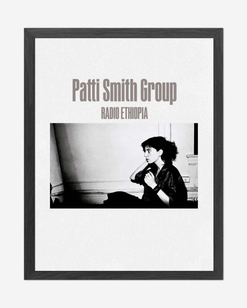 Cuadro decorativo Blanco de Patti Smith Radio Ethiopia