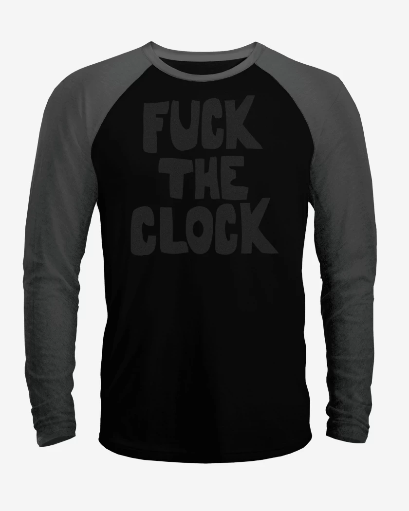 Polera Raglan Patti Smith Fuck the Clock