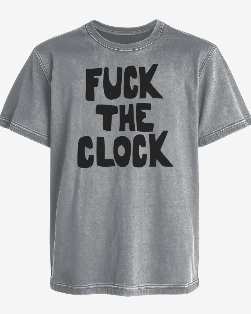 Polera desgastada Patti Smith Fuck the Clock