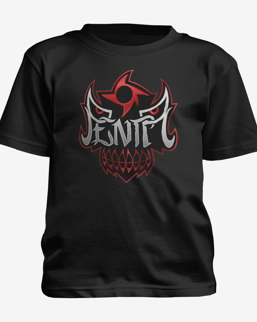 Polera de niño Negro de Penta 0 Miedo