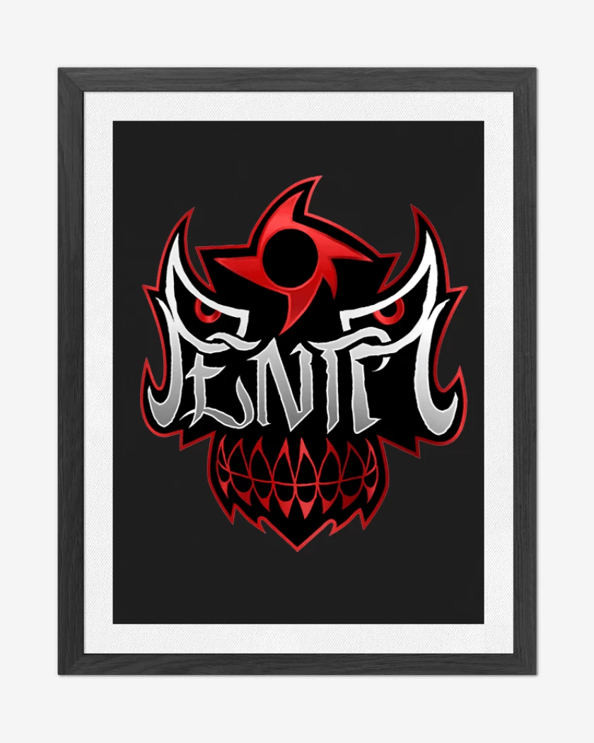 Cuadro decorativo Negro de Penta 0 Miedo