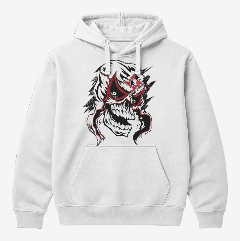 Polerón Canguro Blanco de Penta 
