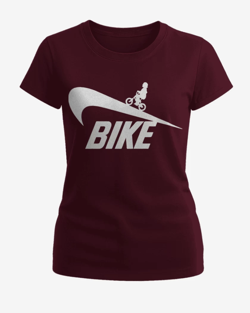 Polera de Mujer Burdeo de Bike 