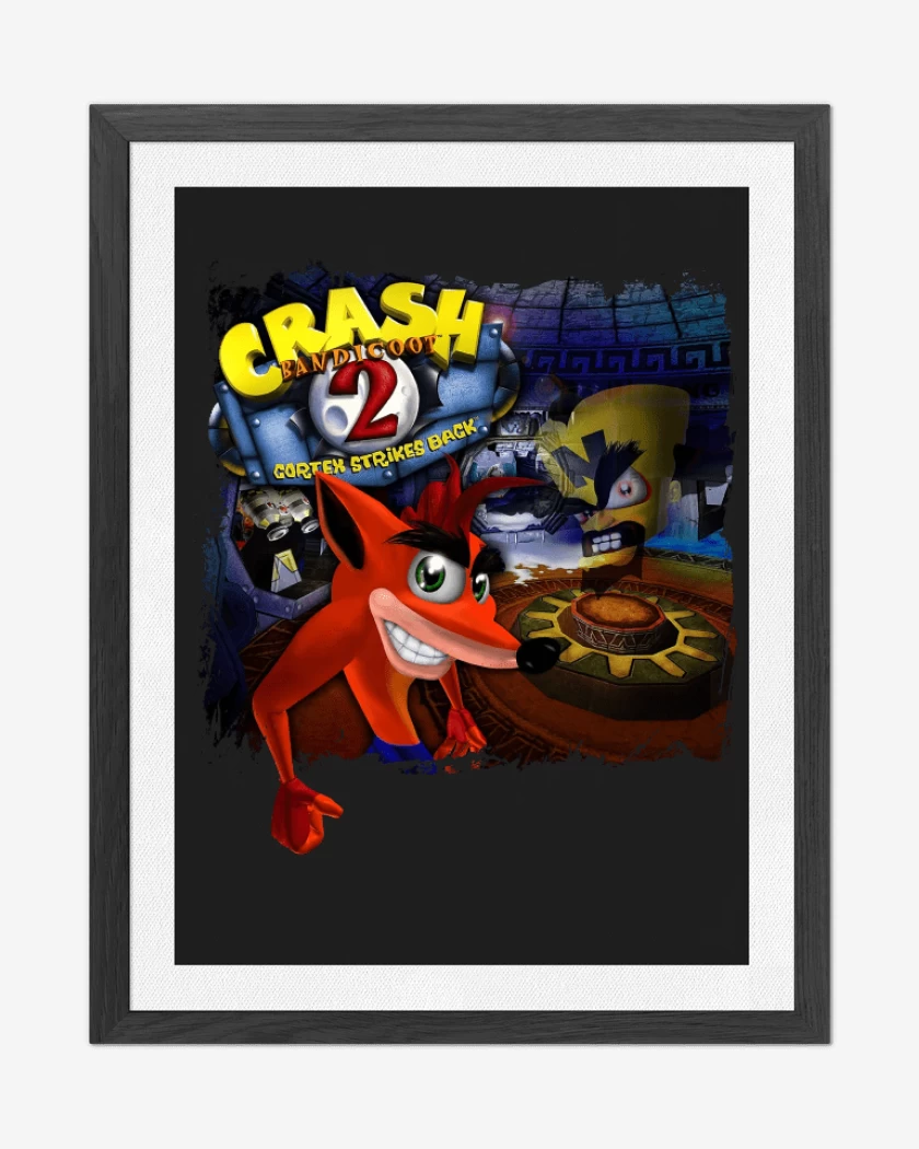 Cuadro decorativo Crash Bandicoot 2 Cortex Strikes Back
