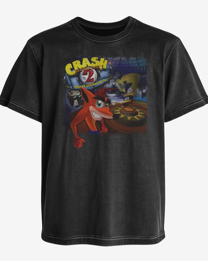 Polera desgastada Crash Bandicoot 2 Cortex Strikes Back