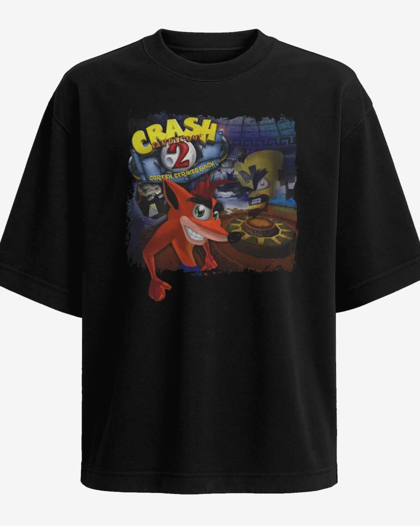 Polera Oversize Crash Bandicoot 2 Cortex Strikes Back