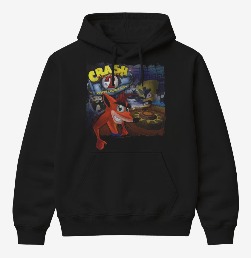 Poleron Canguro básico Crash Bandicoot 2 Cortex Strikes Back