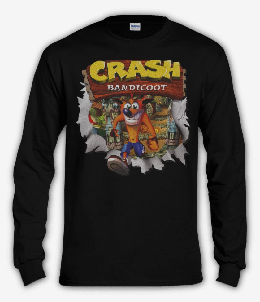 Polera manga larga Crash Bandicoot PSX