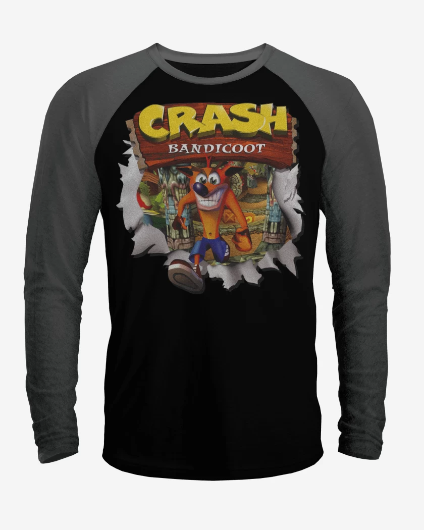 Polera Raglan Crash Bandicoot PSX