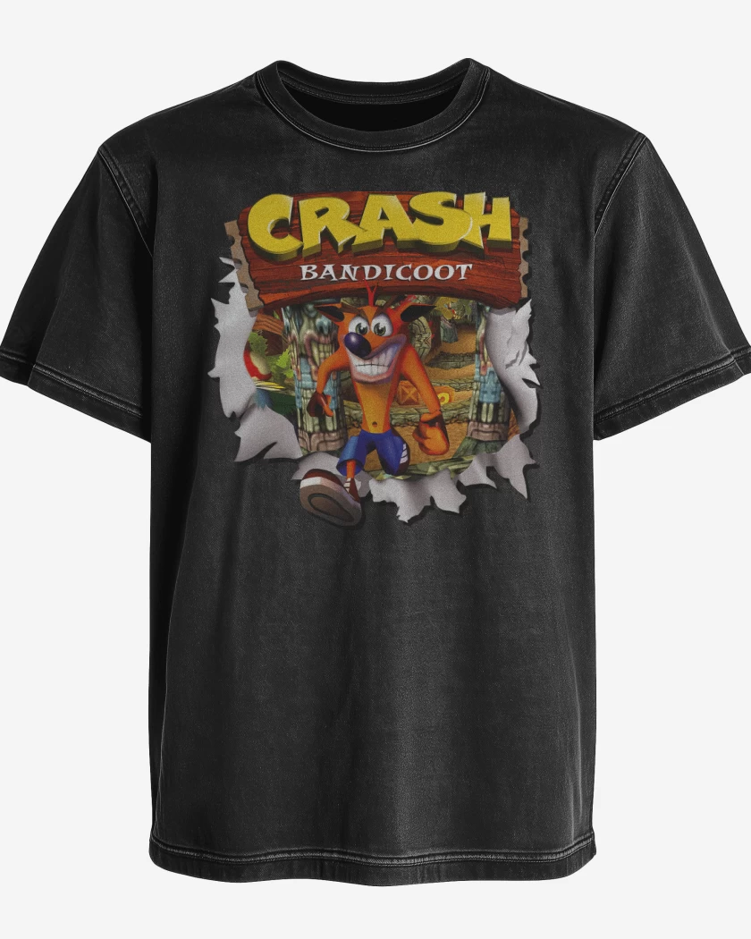 Polera desgastada Crash Bandicoot PSX