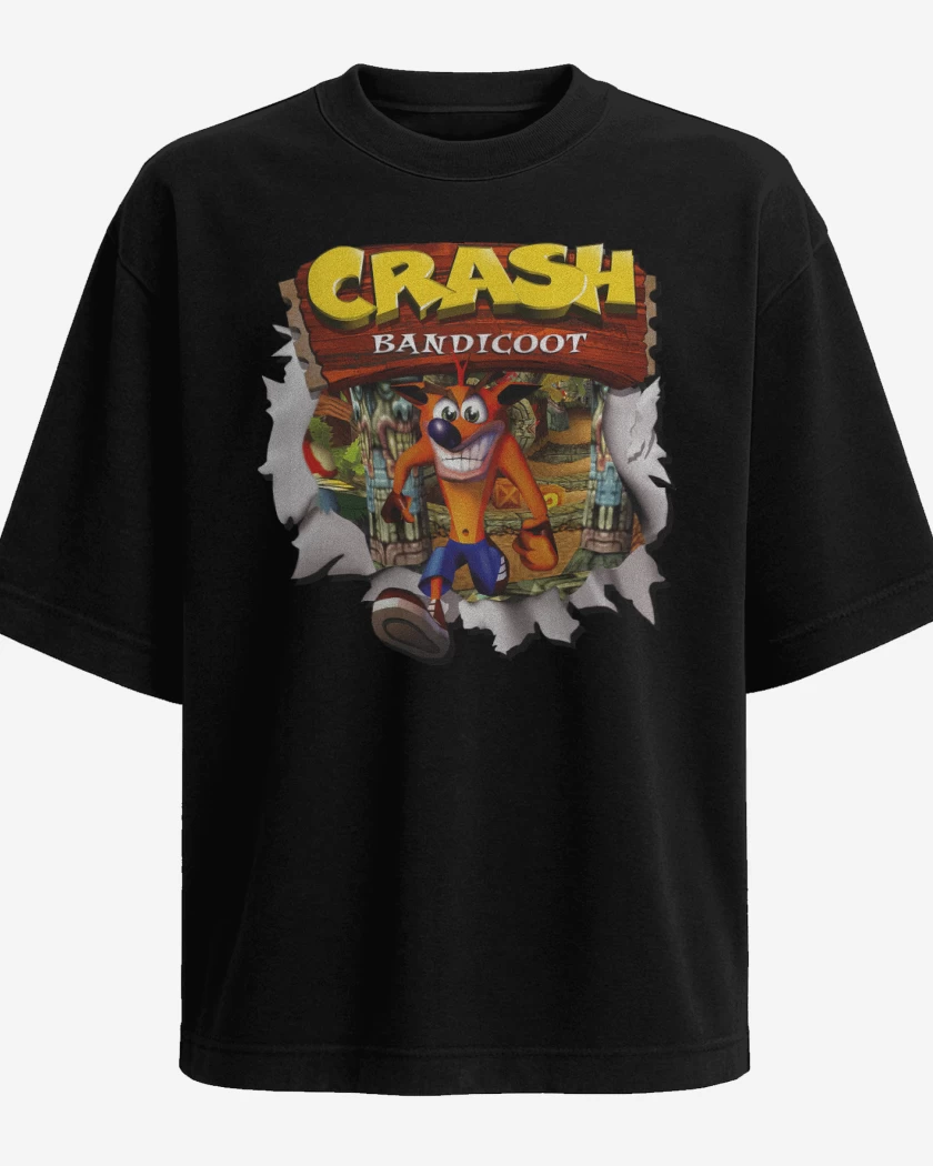 Polera Oversize Crash Bandicoot PSX