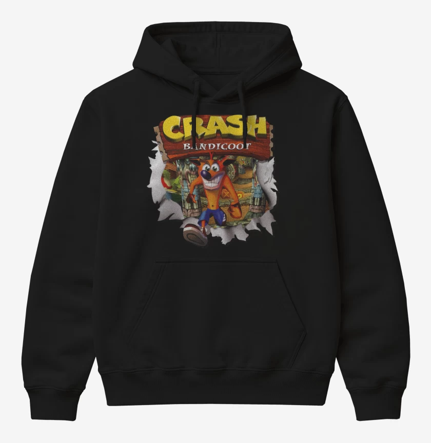 Poleron Canguro básico Crash Bandicoot PSX