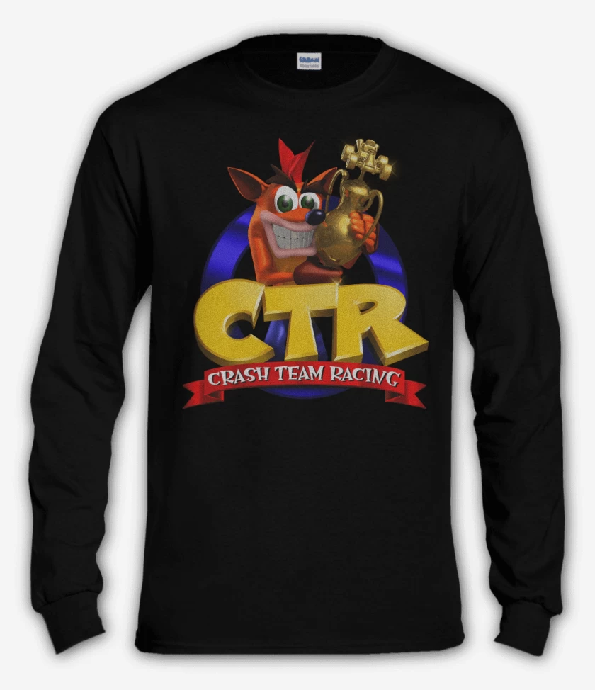 Polera manga larga Crash Bandicoot CTR