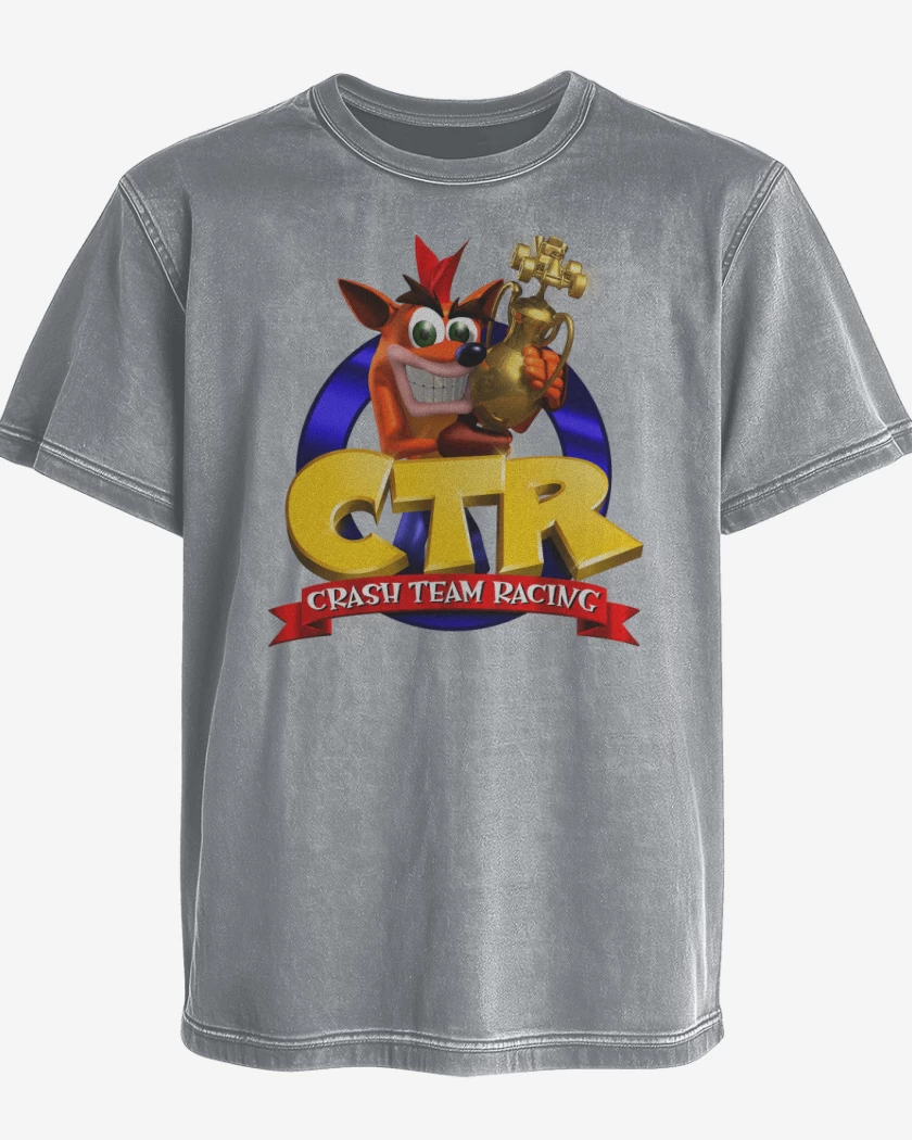 Polera desgastada Crash Bandicoot CTR