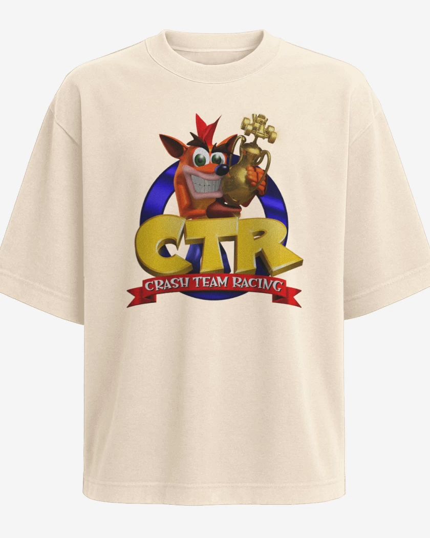 Polera Oversize Crash Bandicoot CTR