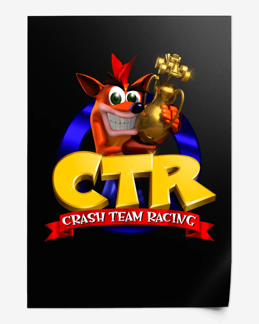Print Crash Bandicoot CTR