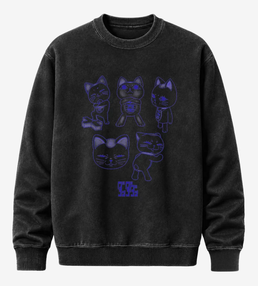 Poleron Polo Acid Wash Negro de Turbo Granny
