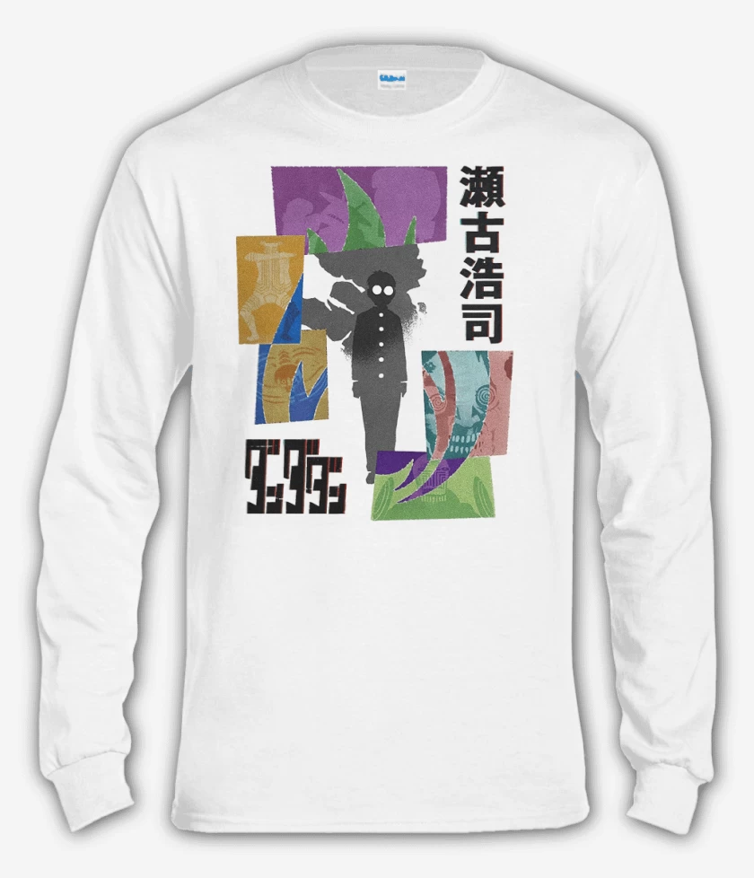 Polera manga larga Blanco de Dandadan