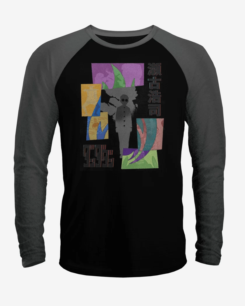 Polera Raglan Negro / Negro Heather de Dandadan