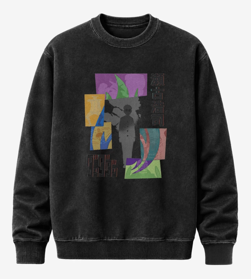 Poleron Polo Acid Wash Negro de Dandadan