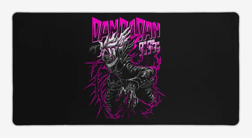 Mouse pad Gamer Negro de Dandadan 2