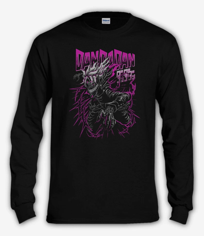 Polera manga larga Negro de Dandadan 2