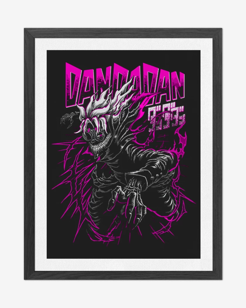 Cuadro decorativo Negro de Dandadan 2