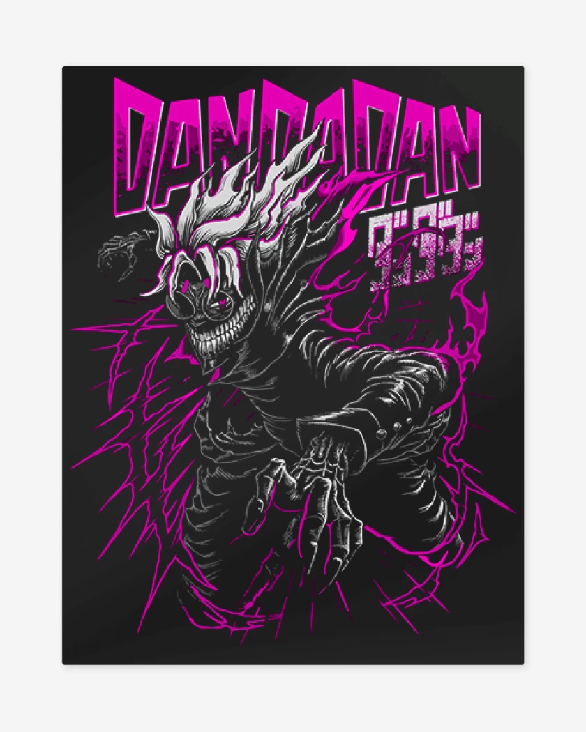 Print metalico Negro de Dandadan 2