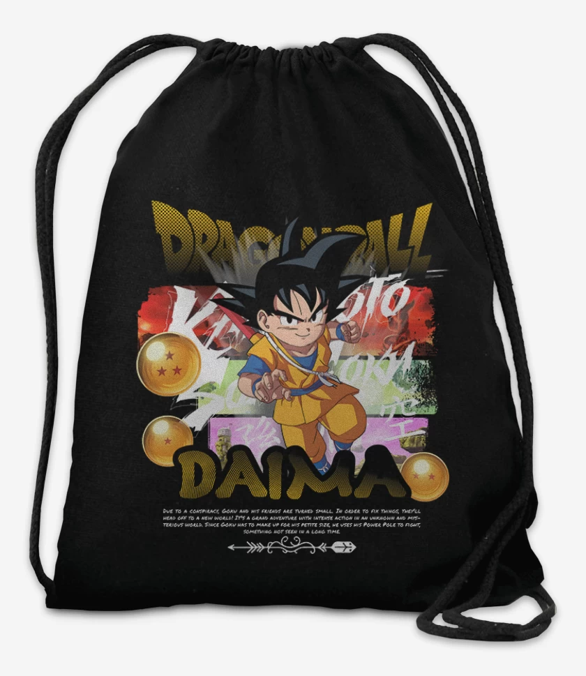 Mochila Negro de Kakaroto Daima