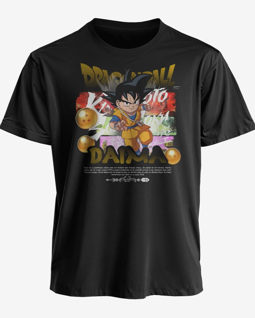 Polera premium Negro de Kakaroto Daima
