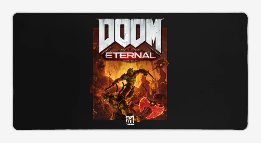 Mouse pad Gamer Negro de Doom Eternal 2020