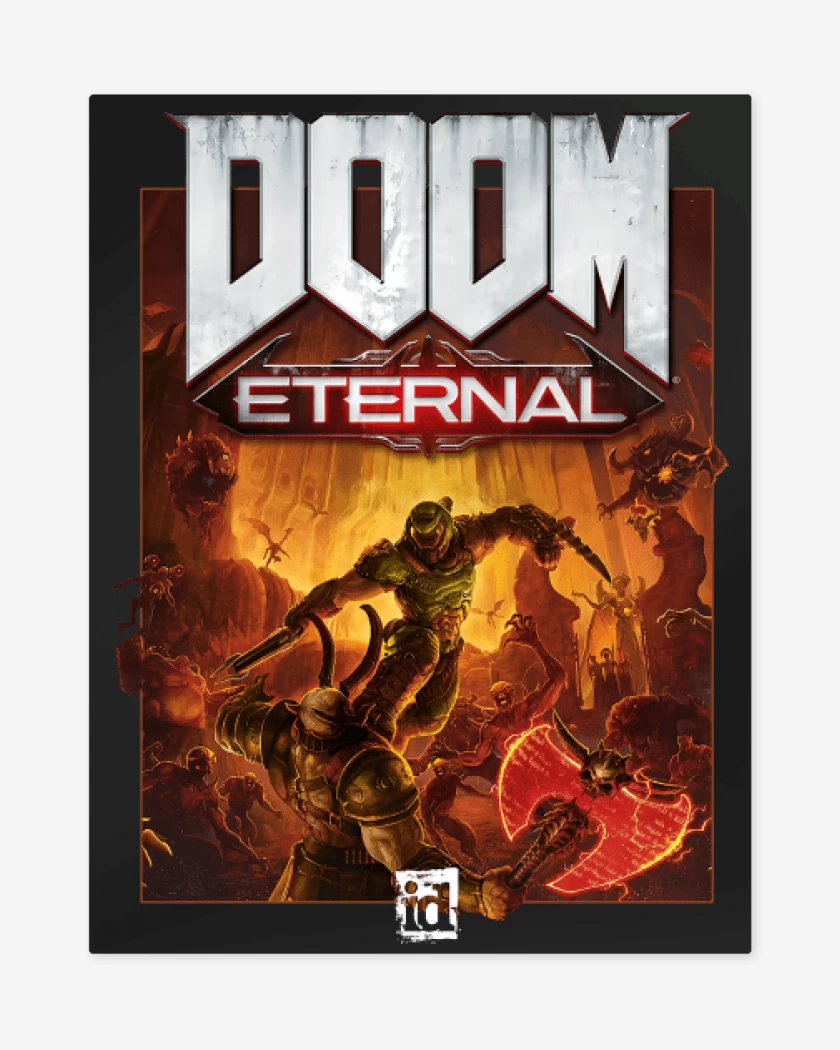 Print metalico Doom Eternal 2020