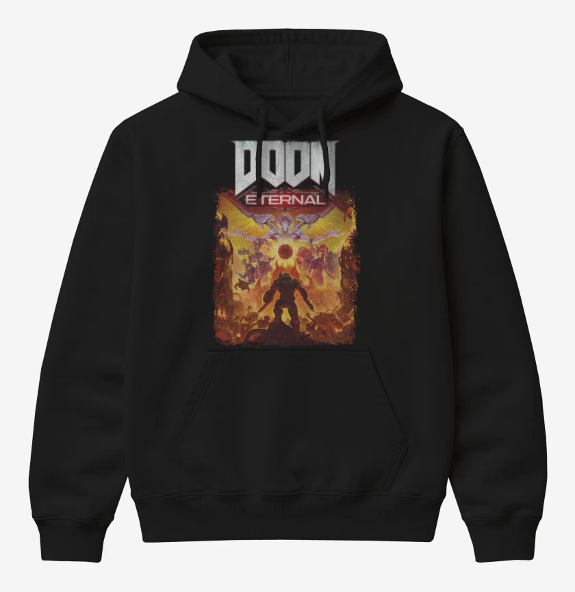 Poleron Canguro básico Eternal Doom