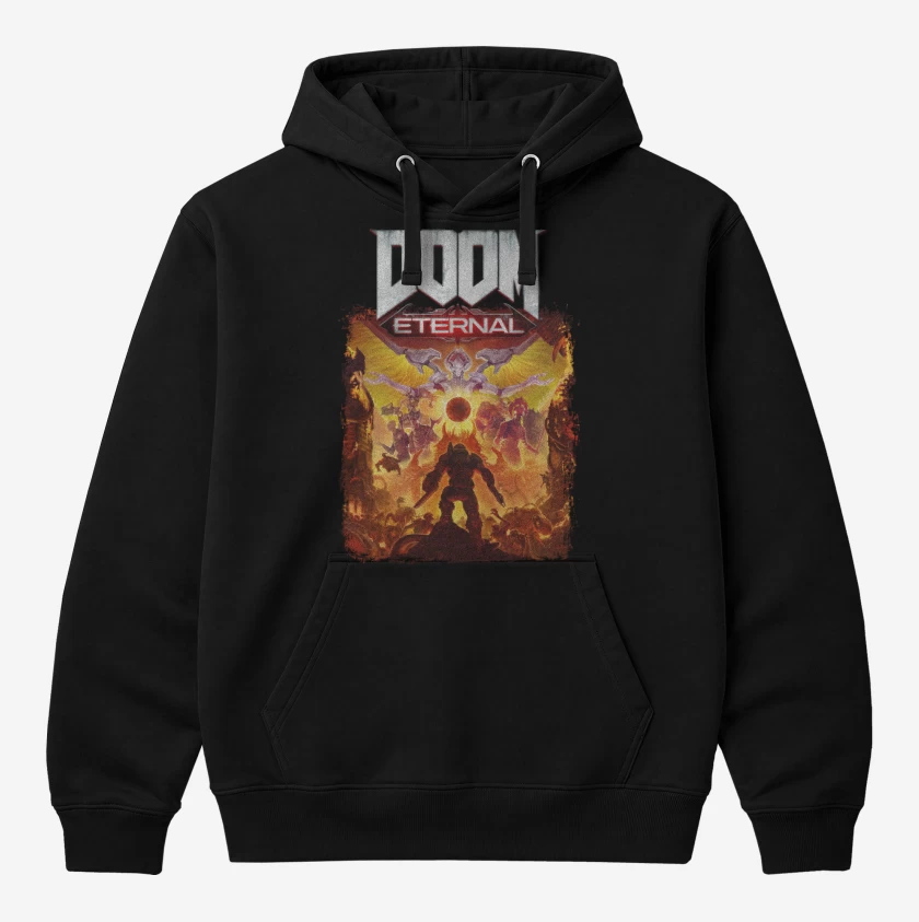 Polerón Canguro Negro de Eternal Doom